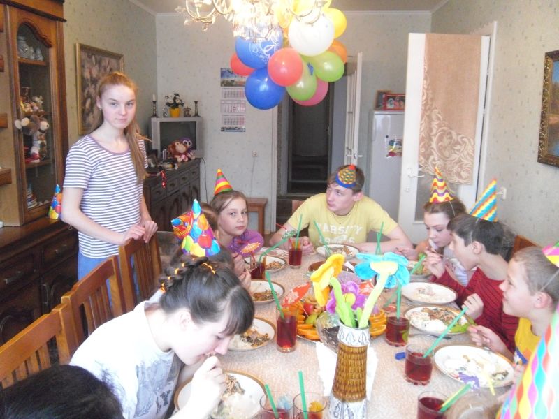 Отмечаем дни рождения в семье Нины и Андрея Домничей