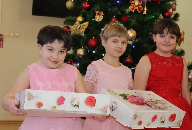 Новогодние подарки воспитанников детского дома №5 г. Минска